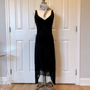 Lapis asymmetrical hem “little black dress”